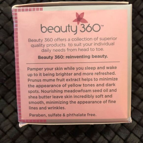 BEAUTY 360 - NWTIB - Brightening Aura Luminosity Sleep Facial Mask. 1.7 oz. - Picture 9 of 15